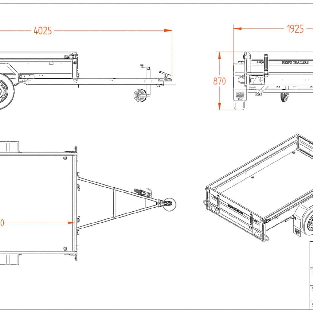 Легковой прицеп 2.45x1.50 Легковой прицеп 2.45x1.50