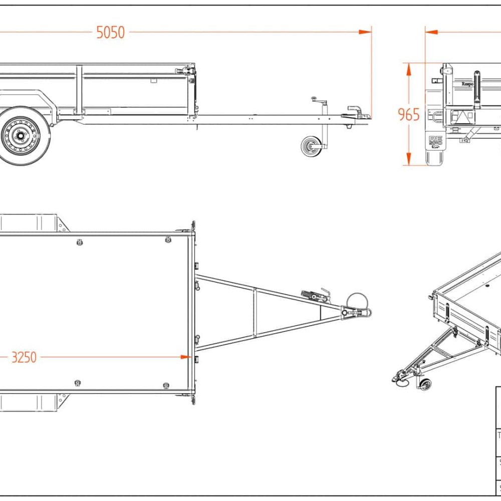 Легковой прицеп 3.25x1.50 Легковой прицеп 3.25x1.50