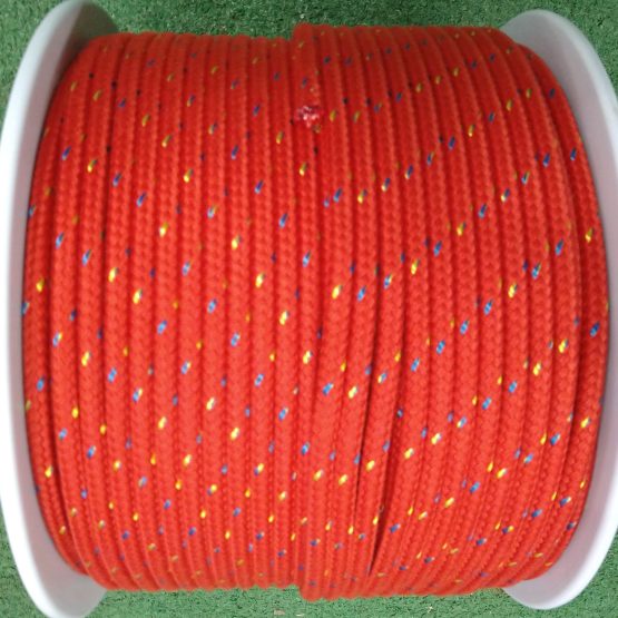 POLYESTER ROPE, LIROS - NAUTIC SEASTAR COLOR, RED, 8 mm