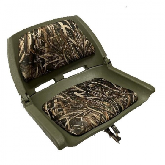 MOLDED FOLDING BOAT SEAT- OLIVE GREEN