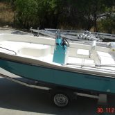 Mootorpaat Poseidon Fish 4.99 M avatud kalastuspaat