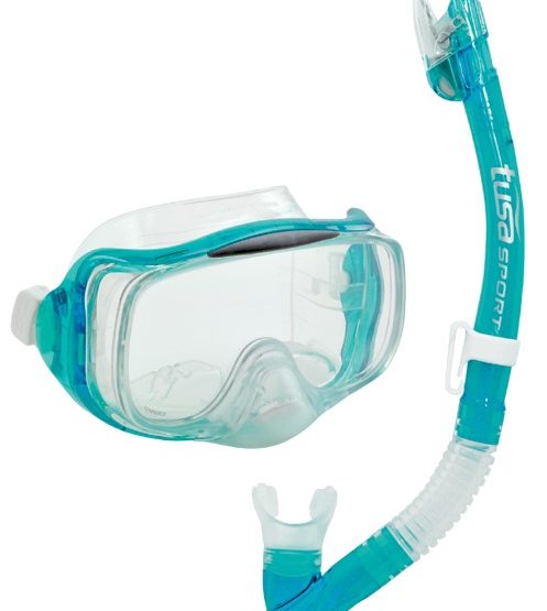 SNORGELDAMISKOMPLEKT- MASK & SNORKEL, TUSA SPORT, MEREROHELINE
