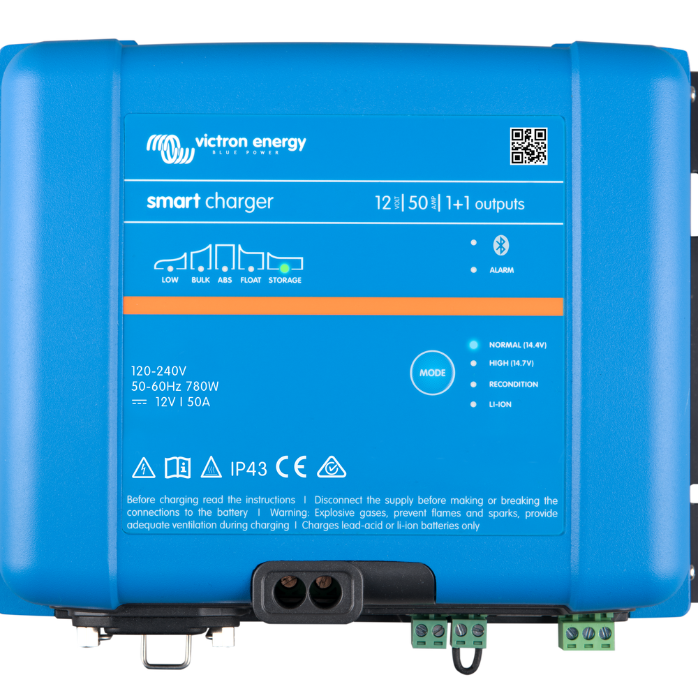 Akulaadija Victron Smart IP43 Charger 12:50(1+1)