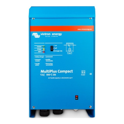 Akulaadija inverter Victron MultiPlus Compact 12:800:35-16