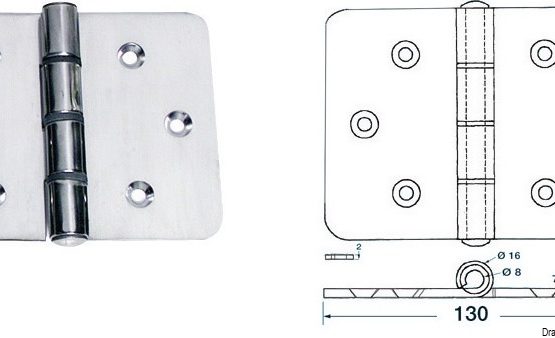 HING, R/V, 130 x 100 MM, SUUR
