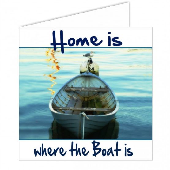 MERETEEMALINE POSTKAART- HOME IS..