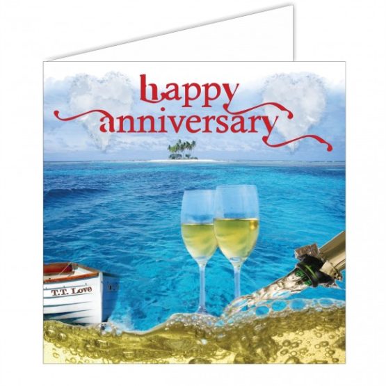 MERETEEMALINE POSTKAART- HAPPY ANNIVERSARY