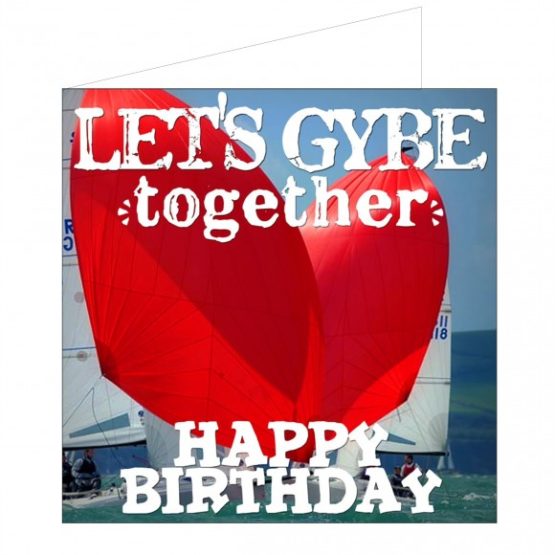 MERETEEMALINE POSTKAART- LET'S GYBE TOGETHER