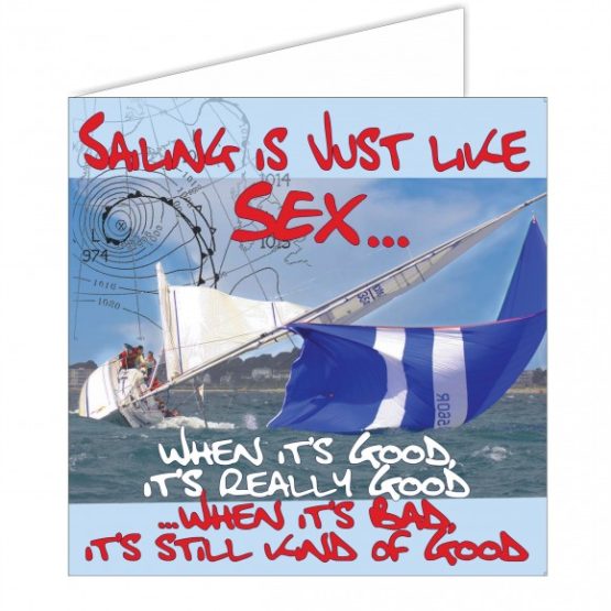 MERETEEMALINE POSTKAART- SAILING SEX