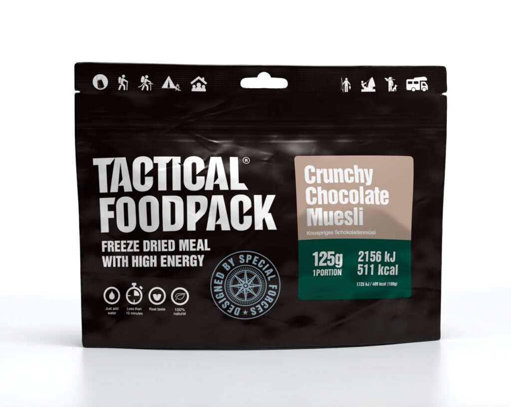 TACTICAL FOODPACK- KRÕBE ŠOKOLAADIMÜSLI