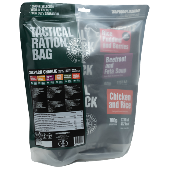 TACTICAL FOODPACK- 6-PAKK, CHARLIE
