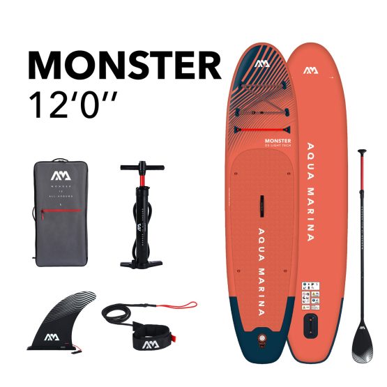 SUP KOMPLEKT - AQUA MARINA MONSTER, 366 x 84 x 15 cm