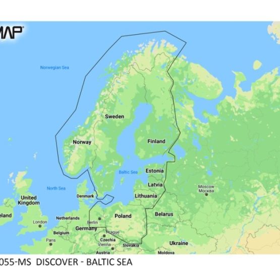 ЭЛЕКТРОННАЯ МОРСКАЯ КАРТА DISCOVER- БАЛТИЙСКОЕ МОРЕ